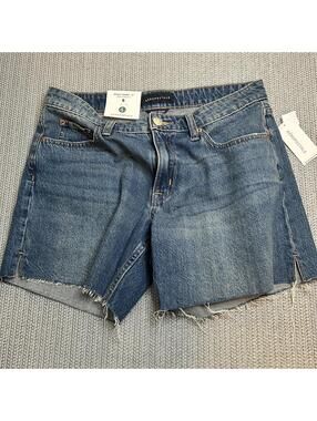 Aeropostale Baggy Denim Shorts Size 6 Non-Stretch NWT 90s Style